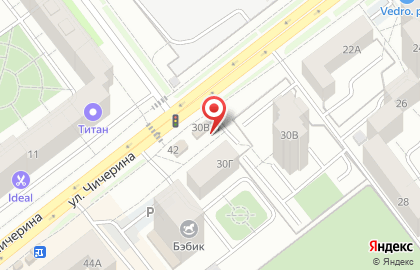 Рыбный магазин на ул. Чичерина, 30в к1 на карте