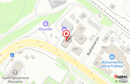 Скиф на Выборной улице на карте