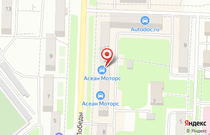 Мини-маркет Пив & Ко на проспекте Победы на карте