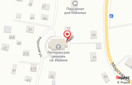 Кирха Святого Иоанна на карте