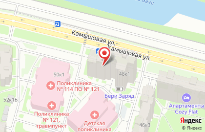 Доверие на Камышовой улице на карте