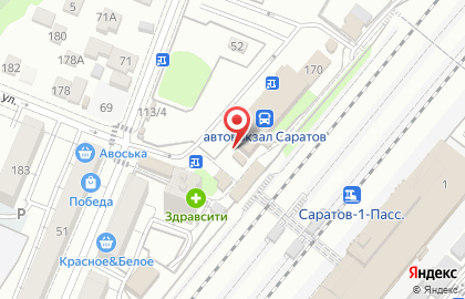 Магазин смешанных товаров Теремок на Московской улице на карте