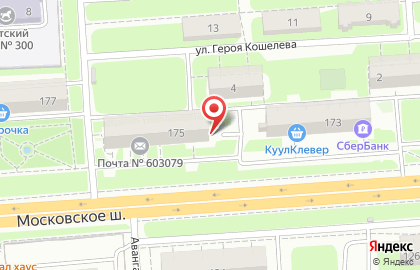 Торгово-производственная компания Окна Plast+ на Московском шоссе на карте