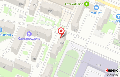 Первомайский район Киоск по продаже фруктов и овощей на улице Миронова на карте