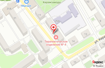 Областная клиническая больница окб им. Н.а. Семашко на улице Керамзавода на карте