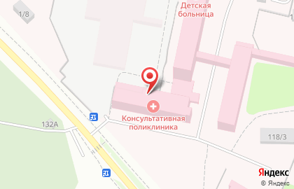 Больница Республиканская детская клиническая больница на улице Пушкина на карте