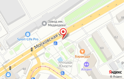 Цветы Анастасия, ИП Савчина Е.Л. на Московской улице на карте