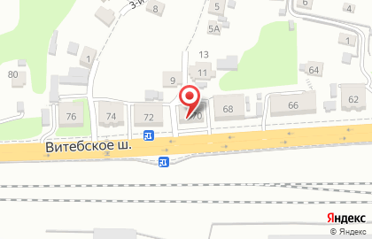 Магазин автозапчастей для иномарок Форсаж в Смоленске на карте
