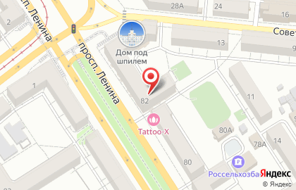 Адвокатский кабинет Забровского Е.Г. в Октябрьском районе на карте