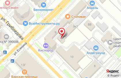 Шинный центр Kolesa62 на улице Есенина на карте