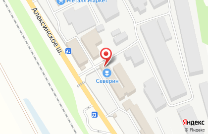 Супермаркет стальных дверей Торэкс на Алексинском шоссе на карте