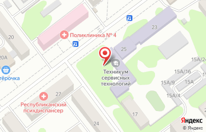 Йошкар-Олинский техникум сервисных технологий на карте