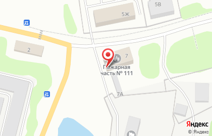 Пожарная часть №111 им. Рукавишникова Е.В. на карте