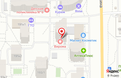 Отель Вознесенский на улице Ленина на карте