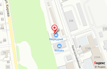Компания Меркурий на Краснознамённой улице на карте