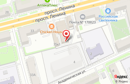 Аптека 36,6-Здоровье на проспекте Ленина на карте