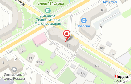 Магазин Красное & Белое в Калуге на карте