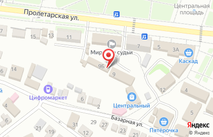 Быстрый заём на Пролетарской улице на карте