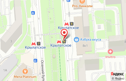 Банкомат ВТБ в Москве на карте