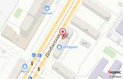 Магазин спортивных товаров Динамо в Орджоникидзевском районе на карте
