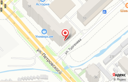 Дискаунтер низких цен Bonus на улице Петровского на карте