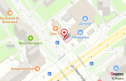 Продуктовый магазин Клонд на проспекте Ветеранов на карте