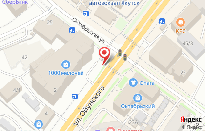 Оператор связи МегаФон на Октябрьской улице на карте