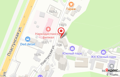 Торговая компания РИФ на Пластунской улице на карте