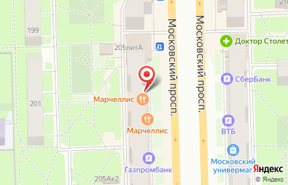 Ресторан Две Палочки на Московском проспекте на карте