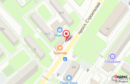 Автомагазин Масленка & Пекин-авто на проспекте Строителей на карте