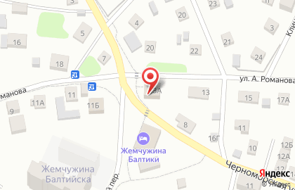 Терминал Энерготрансбанк в Калининграде на карте
