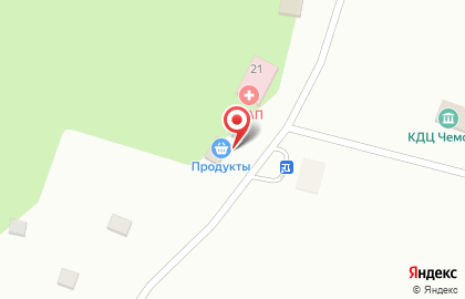 Продуктовый магазин в Новосибирске на карте