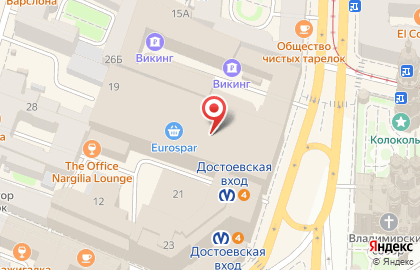 Автомат по продаже контактных линз Линзы-тут на Владимирском проспекте на карте