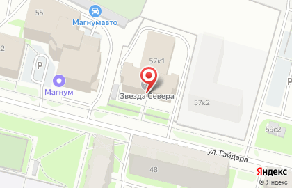 Синагога Звезда Севера на карте
