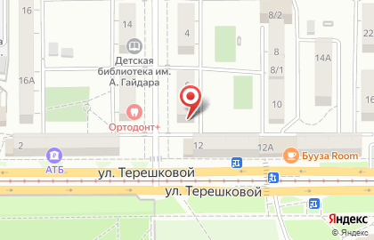 Парикмахерская Орхидея в Октябрьском районе на карте