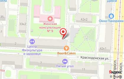 ООО Балтмебель на Краснодонской улице на карте