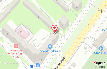 Дом быта на Ленинском проспекте на карте