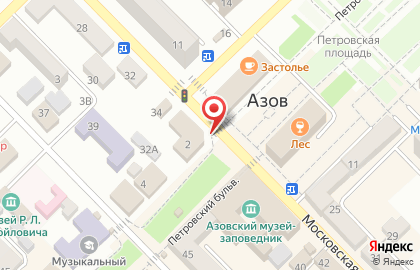 Управление пенсионного фонда России в Азовском районе на карте