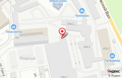 Магазин автозапчастей Рекорд-Авто в Ленинградском районе на карте