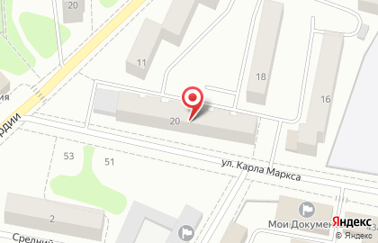Ресторан БулоШная на улице Карла Маркса на карте