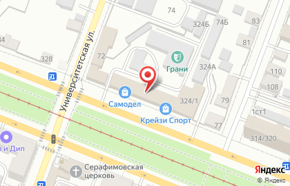 Торгово-складской центр на карте