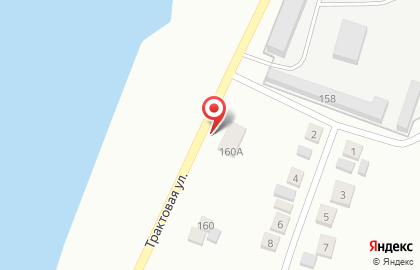 Продовольственный магазин Исток на Трактовой улице на карте