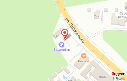 АЗС в Саранске на карте