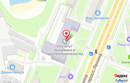 Нижегородский государственный университет имени Н.И. Лобачевского на проспекте Ленина на карте