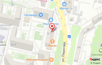 Мебельный салон Мир кухни на улице Пирогова на карте