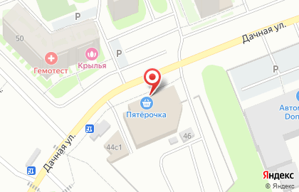 Цветочная база на Дачной улице на карте