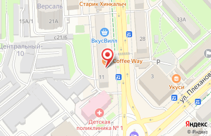 Магазин Мясник в Липецке на карте