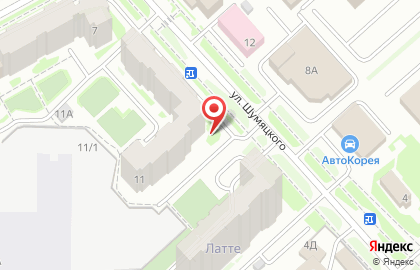 Клининговая компания ПрофКлининг на улице Шумяцкого на карте