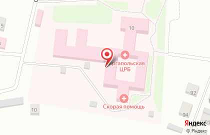 Поликлиника в Кургане на карте