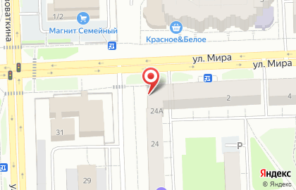 Магазин Табак плюс на улице Менделеева на карте